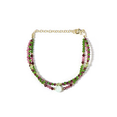 Edelstein-Silberarmband (Riya)