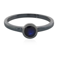 Blauer Madagaskar-Saphir-Silberring