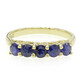 Blauer Burmesischer Saphir-Silberring