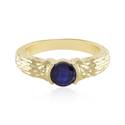 Blauer Madagaskar-Saphir-Silberring