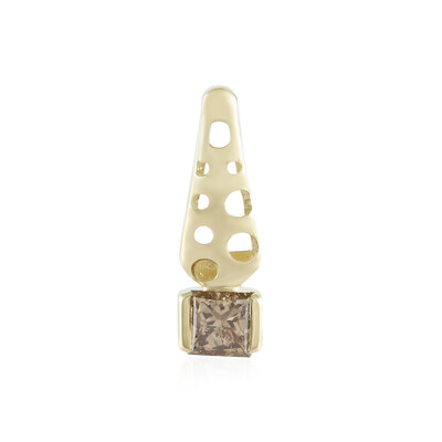 I2 Champagner-Diamant-Goldanhänger (Ornaments by de Melo)