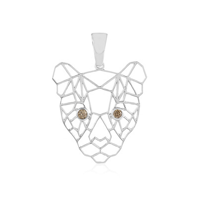 I2 Champagner-Brillant-Goldanhänger (Ornaments by de Melo)