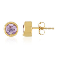 Lavendel-Amethyst-Silberohrringe