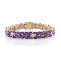 Sambia-Amethyst-Silberarmband