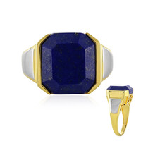 Lapislazuli-Herren-Silberring