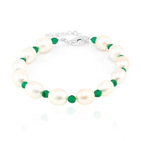 Süßwasserzuchtperlen-Silberarmband (TPC)