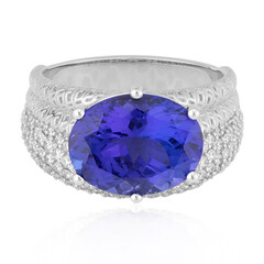 AAA-Tansanit-Goldring (de Melo)