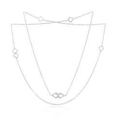 Zirkon-Silbercollier