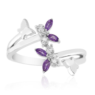 Sambia-Amethyst-Silberring