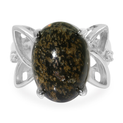 Leoparden-Opal-Silberring