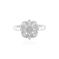 I2 (J) Diamant-Silberring