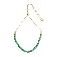 Sambia-Smaragd-Silberarmband
