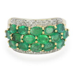 Bahia-Smaragd-Goldring