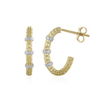 I4 (J) Diamant-Goldohrringe (Ornaments by de Melo)