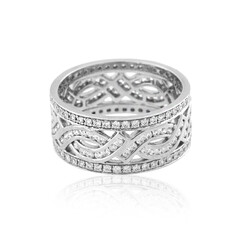 Lupenreiner (F) Brillant-Platinring (LUCENT DIAMONDS)