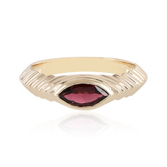 Nigerianischer Pinkfarbener Turmalin-Goldring (Adela Gold)