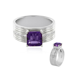 Uruguay-Amethyst-Silberring (de Melo)