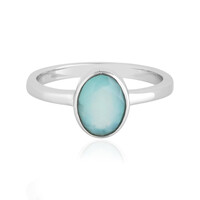 Paraiba-Opal-Silberring
