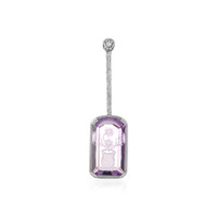 Lavendel-Amethyst-Silberanhänger