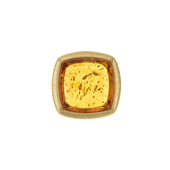 Baltischer Cognac-Bernstein-Silberanhänger