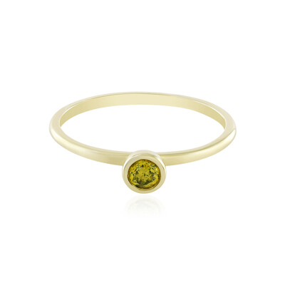 Gelber I2 Brillant-Goldring