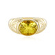 Goldener Apatit-Silberring