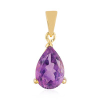 Sibirischer Amethyst-Silberanhänger