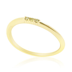 Gelber I1 Diamant-Goldring (de Melo)