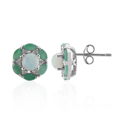 Welo-Opal-Silberohrringe