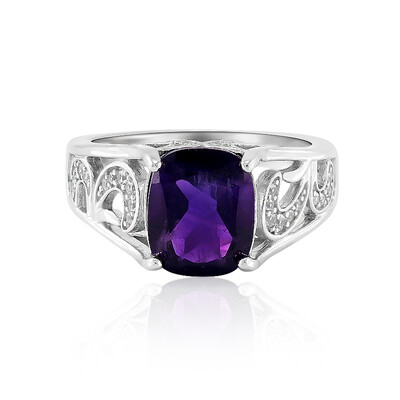 Sambia-Amethyst-Silberring