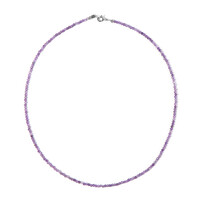 Amethyst-Silberhalskette