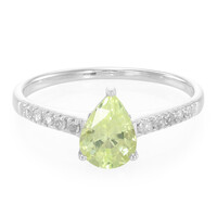 Chrysoberyll-Silberring