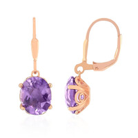 Amethyst-Silberohrringe