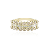 I2 Champagner-Diamant-Goldring (de Melo)