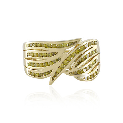 Gelber I2 Brillant-Goldring (de Melo)