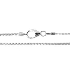 925er Silber-Zopfkette - 50 cm - 2,67 g