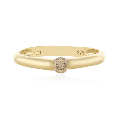 I1 Schokoladen-Brillant-Goldring