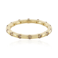 I2 Champagner-Diamant-Goldring (de Melo)