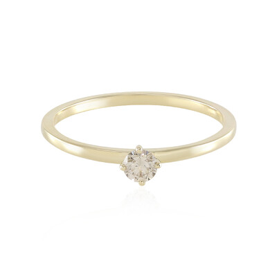 VS2 Schokoladen-Brillant-Goldring