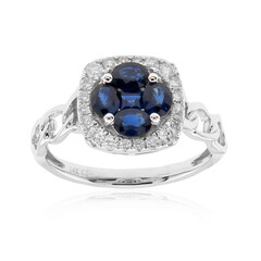 Blauer Ceylon-Saphir-Goldring (CIRARI)