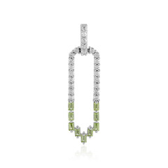 Arizona-Peridot-Silberanhänger