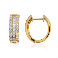 SI2 (H) Diamant-Goldohrringe (CIRARI)