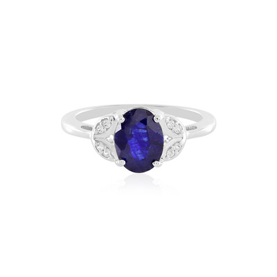 Blauer Madagaskar-Saphir-Silberring
