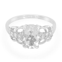 Petalit-Silberring