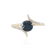 Cobaltblauer Luc Yen-Spinell-Goldring (AMAYANI)