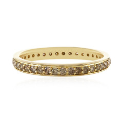 I1 Schokoladen-Brillant-Goldring
