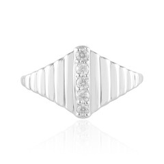 I2 (G) Brillant-Silberring