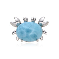Larimar-Silberanhänger