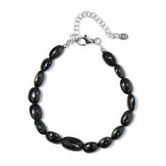 Indischer Stern-Diopsid-Silberarmband
