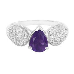 Sambia-Amethyst-Silberring